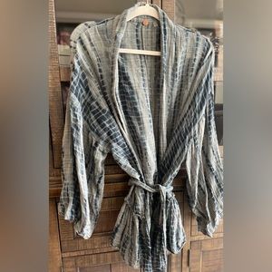 Free People Tie Dye Kimono